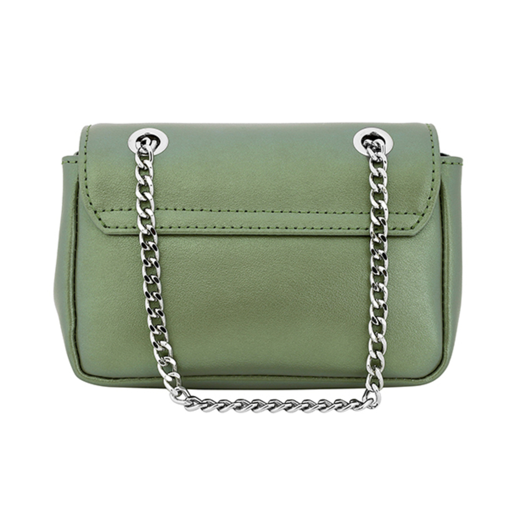 Vivienne Westwood Shoulder Bag Pearl Leather Green - Picture 2 of 9